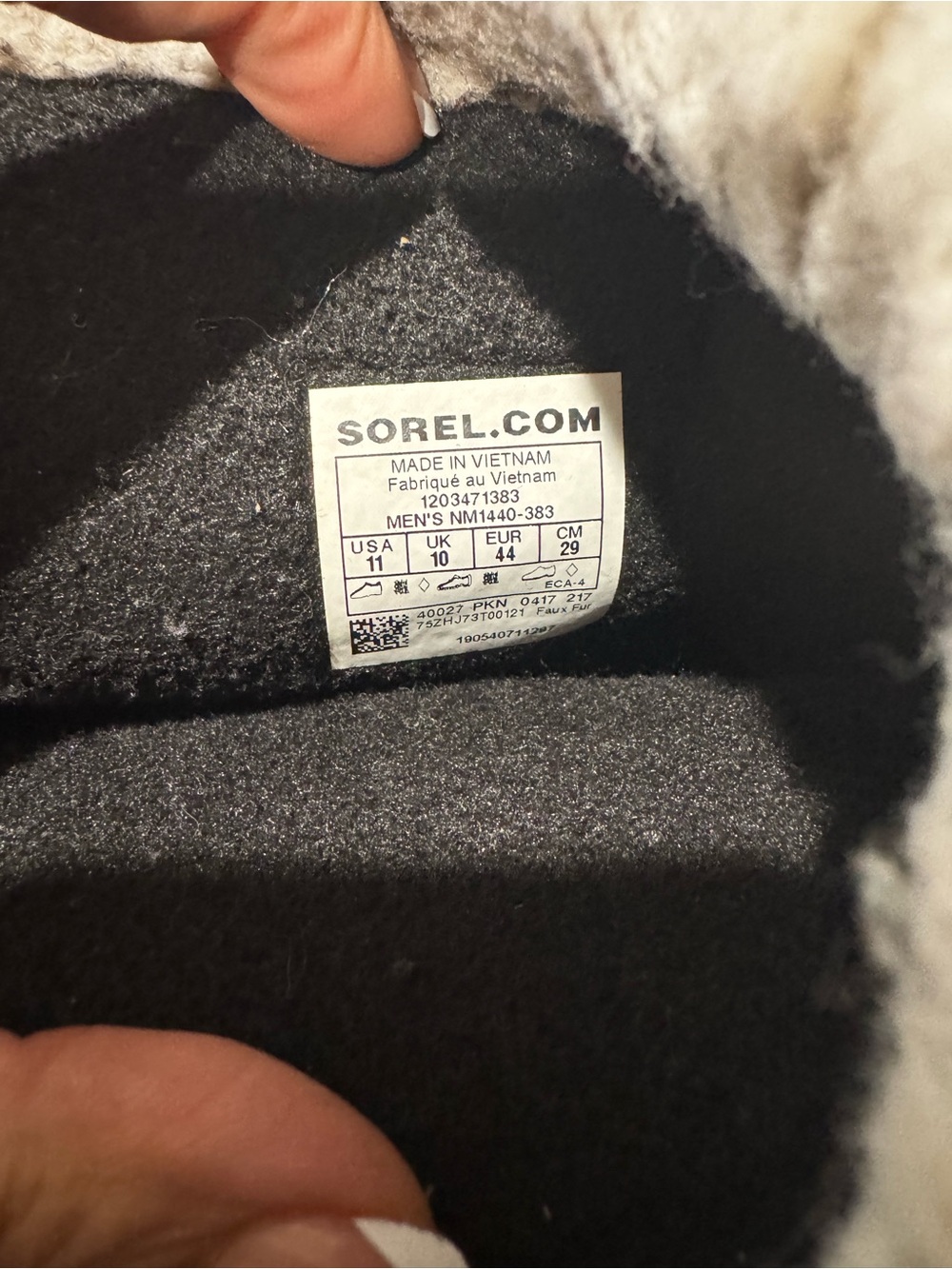 Sorel  Men’s  1964 PAC Nylon SnowOlive Green and Black Sherpa-Lined Winter Boot - Picture 11 of 11